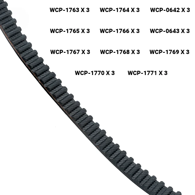 HTD 9mm Belts Bundle (210t-300t)