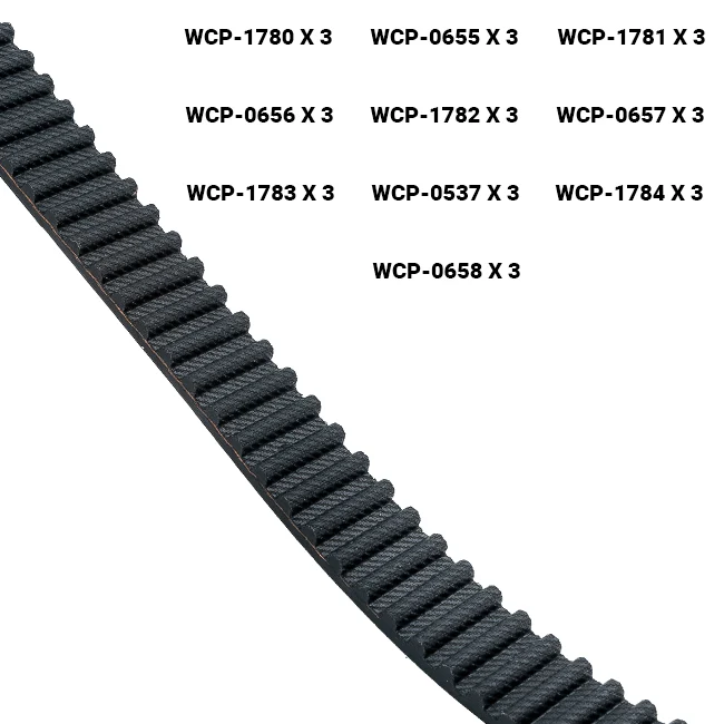 HTD 15mm Belts Bundle (155t-200t)