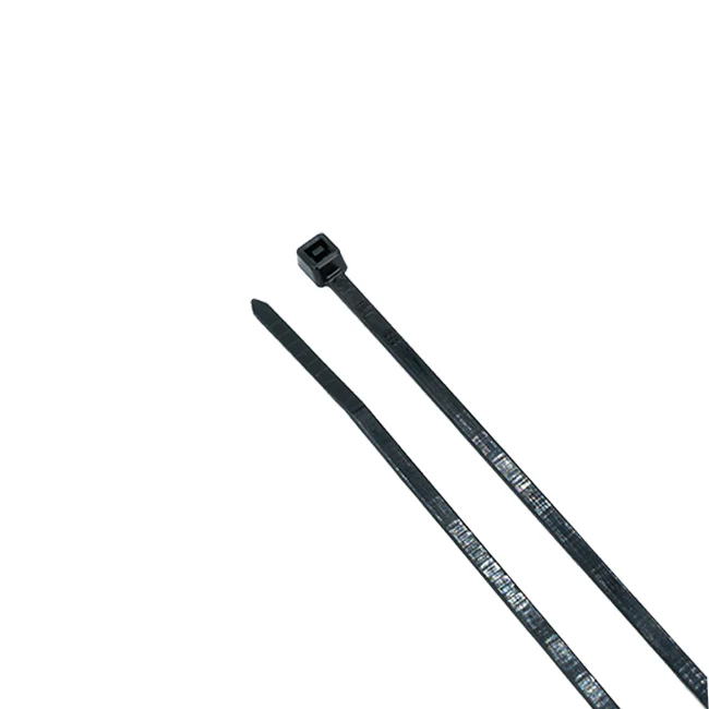 6" Black Ziptie (.100" Width) (100-Pack)