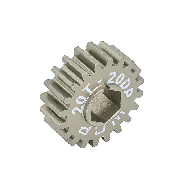20t Aluminum Spur Gear (20 DP, 3/8" Hex Bore)