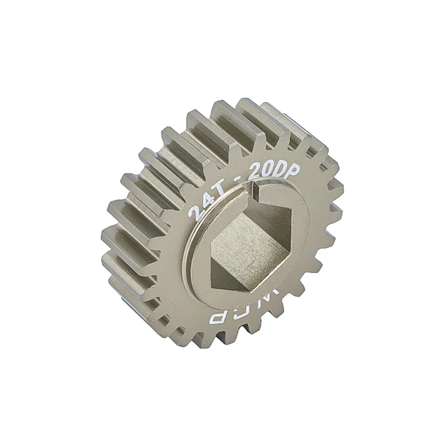 24t Aluminum Spur Gear (20 DP, 1/2" Hex Bore)