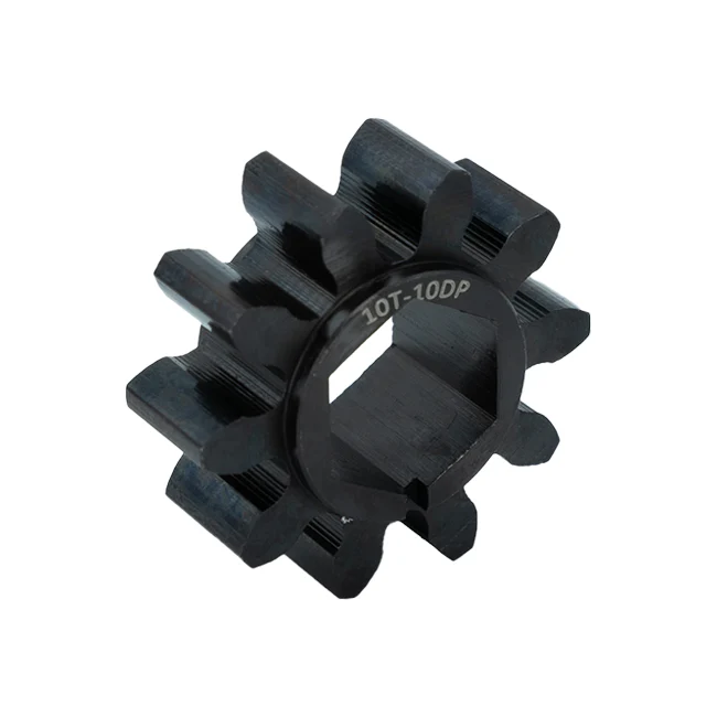 10t Steel Spur Gear (10 DP, 1/2" Hex Bore)