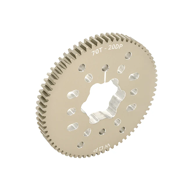70t Aluminum Spur Gear (20 DP, SplineXL Bore)