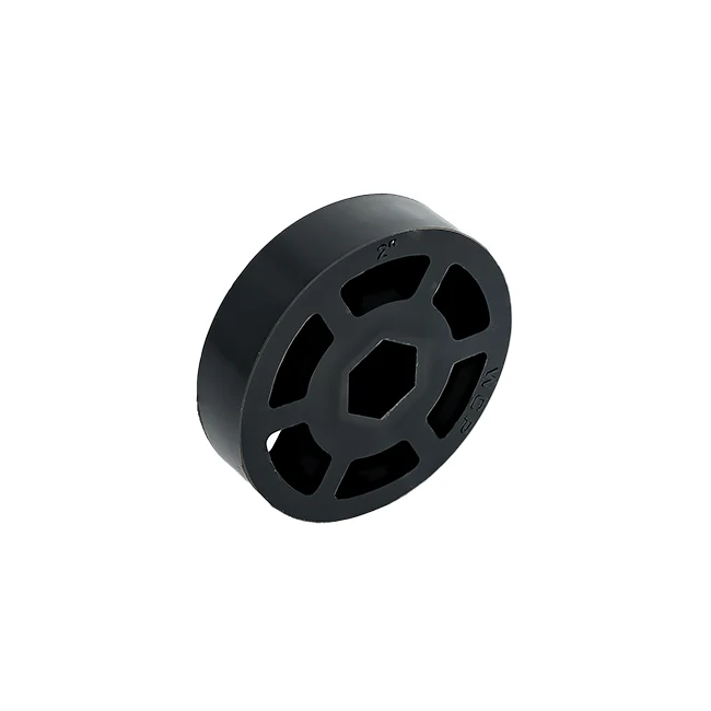 2" OD x 1/2" Wide Straight Flex Wheel (1/2" Hex, 45A)