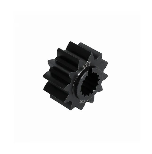 12t 1/2" Wide Steel Spur Gear (20 DP, 14t CD, 8mm SplineXS Bore)