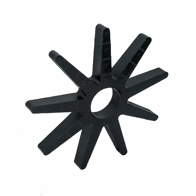 9T x 5" OD x 1/2" Wide Star Flex Wheel (1-1/4" Round Stretch, 60A)