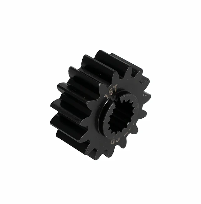 15t 1/2" Wide Steel Spur Gear (20 DP, 16t CD, 8mm SplineXS Bore)