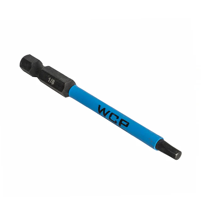 1/8" Hex Bits (75mm Length, 2 Pack)