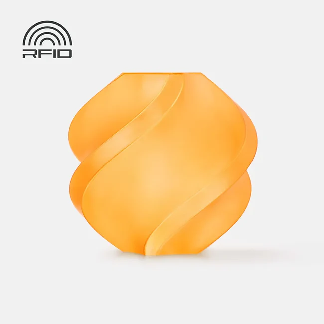 Bambu Lab Translucent Orange PETG Translucent (1.75mm, 1KG Refill)