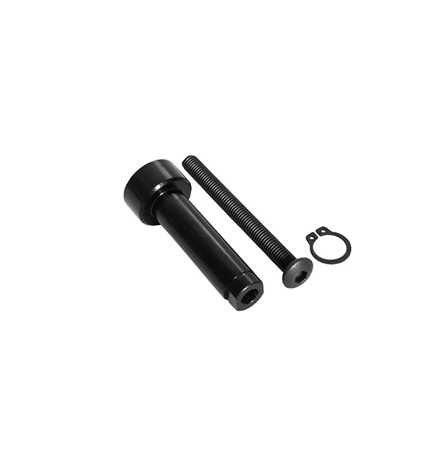 1-3/4" L x 3/8" OD Stub Shaft (Aluminum, #10-32 Clearance) (2-Pack)