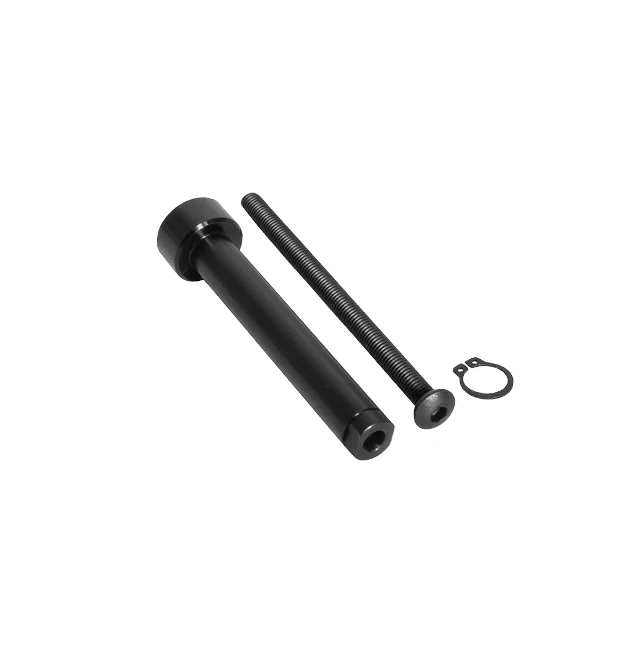 2-3/4" L x 3/8" OD Stub Shaft (Aluminum, #10-32 Clearance) (2-Pack)